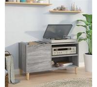 Armoire à disques sonoma gris 84,5x38x48 cm bois d ingénierie Gris G