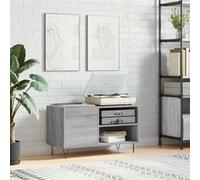 Armoire à disques sonoma gris 85x38x48 cm bois d ingénierie Gris G