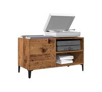 Armoire à disques vieux bois 84,5x38x48 cm bois d ingénierie