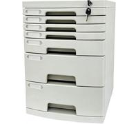 Armoire à Documents Verrouillable Haut de Gamme à 2-14 Tiroirs, Classeur à Tiroirs Grande Capacité avec éTiquettes, pour Le Classement des Contrats(Large (7 Layers))