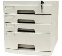 Armoire à Documents Verrouillable Haut de Gamme à 2-14 Tiroirs, Classeur à Tiroirs Grande Capacité avec éTiquettes, pour Le Classement des Contrats(Medium (4 Layers))