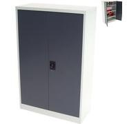 Armoire à dossiers Armoire à outils 140x90x40cm Armoire de bureau Armoire métallique Vestiaire 57011