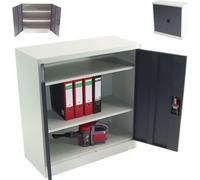 Armoire à dossiers Armoire à outils 93x90x40cm Armoire de bureau Armoire métallique Vestiaire 57010