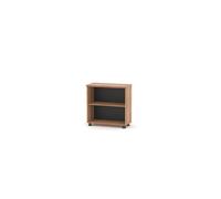 Armoire à dossiers avec étagère Bureau Marron Unicolore Style moderne