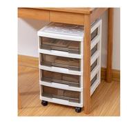 Armoire à dossiers roulants mobile sur roulettes multi-couches avec tiroir de rangement sous le bureau pour documents et papeterie, armoire de classement verrouillable (56,1 cm)