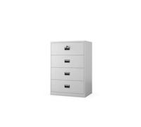 Armoire à fiches métallique grise : SARA XL V4, 900 x 1320 x 600 mm