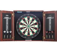 Armoire à fléchettes Set Taille officielle Cible de fléchettes MDF 45x3,8cm LED