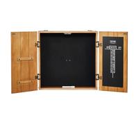 Armoire à Fléchettes -VEVOR-Ensemble d'armoires à Fléchettes en Bois Massif-Panneau de Football et Accessoires, Assemblage Facile