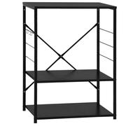 Armoire À Four À Micro-Ondes Noir 60x39,6x79,5 Cm Aggloméré Vidaxl Vidaxl Noir