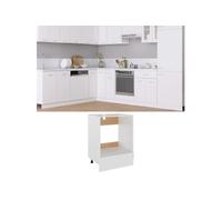 Armoire à four Blanc 60x46x81,5 cm Bois d’ingénierie Blanc G