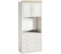 Armoire à glace Armoire à vêtements Armoire en bois massif Armoire penderie