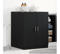 Armoire à Lave Vaisselle - Chêne Noir - 71x71.5x91.5 cm - Bois d'ingénierie - 2 portes