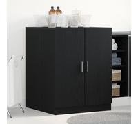 vidaXL Cabinet pour Lave-Linge Chêne Noir 70,5 x 71,5 x 91,5 cm, Salon, Armoire Moderne, Rangement Efficace, Organisateur Durable, Solutions Gain de Place