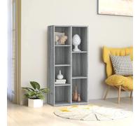 Armoire à Livres Chêne Marron 50x25x106 cm Étagère Salle de Séjour vidaXL