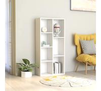 Armoire à Livres Chêne Marron 50x25x106 cm Étagère Salle de Séjour vidaXL