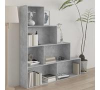 Armoire à Livres Sonoma Gris 155x24x160 cm Bibliothèque Étagère Salon vidaXL