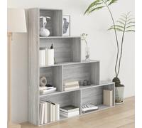 Armoire à Livres Sonoma Gris 155x24x160 cm Bibliothèque Étagère Salon vidaXL