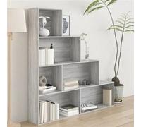 Armoire à livres Sonoma gris 155x24x160 cm sonoma gris G
