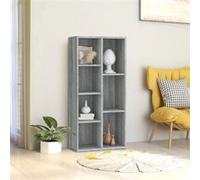 Armoire à livres Sonoma gris 50x25x106 cm Gris G