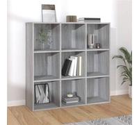 Bibliothèque Rangement Salon Salle de Séjour Blanc Bois d’Ingénierie vidaXL