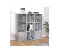 Armoire à livres Sonoma gris 98x30x98 cm