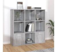 Armoire à livres Sonoma gris 98x30x98 cm sonoma gris G
