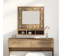vidaXL Armoire de toilette Chêne noir 62 x 31,5 x 62 cm Bois composite
