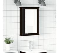 Armoire à Miroir de Salle de Bain Placard Toilette Bois d'Ingénierie vidaXL