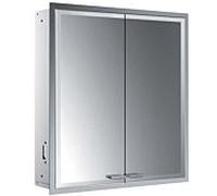 Armoire à miroir éclairée à encastrer Emco prestige 989707101 615x666mm, sans système d'éclairage