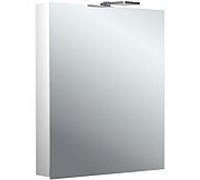 Emco Bad Armoire de toilette Flat 2 979706301 éclairage LED supérieur 600x721 mm 1 porte aluminium