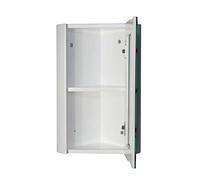 Armoire à Miroir Murale Armoire à Miroir Triangulaire Armoire à Miroir d'angle Blanche adaptée à la Salle de Bain d'un Petit Appartement (Couleur : Blanc, Taille : 28 * 28 * 60 cm)