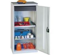 Armoire à outils/de service H1000xL500xP500mm 1 tiroir 2BD gris clair STUMPF