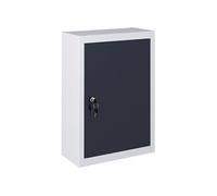 vidaXL Armoire à outils murale Style Industriel Métal Gris et noir
