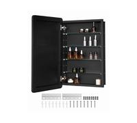 Armoire à Pharmacie 50,8x76,2cm Avec Miroir Etagères Réglables à 4 Couches Et Cadre