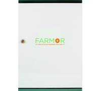 Armoire à pharmacie blanche vide 1 porte moyen modèle FARMOR - ARM 4002 DP