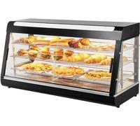 armoire à pizza à 3 niveaux avec éclairage - Chauffe-plats commerciaux pour snack-bars - Accessoires pour la restauration