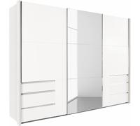 Armoire À Portes Coulissantes Level Avec Miroir Option De Finition