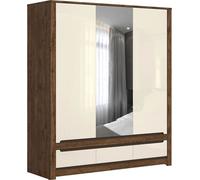 Armoire à portes coulissantes Ruso - Armoire - Beige