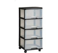 Armoire à roulettes Curver 4 tiroirs 20 L