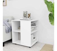 Armoire à Roulettes Rangement Bureau Chêne Sonoma Bois d'Ingénierie vidaXL