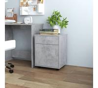 vidaXL Rolkast 45x38x54 cm bewerkt hout betongrijs808444 Gris G