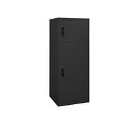 Armoire à selles Anthracite 53x53x140 cm Acier