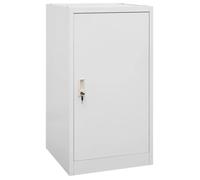 Armoire à selles Gris clair 53x53x105 cm Acier