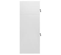 vidaXL Armoire à selles Gris clair 53x53x140 cm Acier