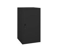 Armoire à selles Noir 53x53x105 cm Acier