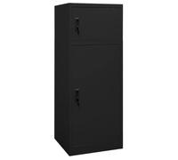 Armoire à selles Noir - VIDAXL - 53x53x140 cm - Métal - Classique - Intemporel