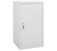 Armoire à selles - VIDAXL - Gris clair - 53x53x105 cm - Acier - 1 porte battante