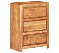 Armoire à tiroirs 55x33x75 cm bois d'acacia massif commode à tiroirs vidaXL