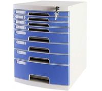 Armoire à tiroirs à 8 couches, classeur avec serrure et étiquette vierge, information, gestion et stockage de la classification