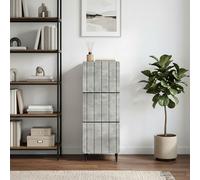 vidaXL Armoire à tiroirs Chêne Sonoma 33 x 34,5 x 92 cm, Armoire Moderne stylée, unité de Rangement rectangulaire, tiroir spacieux, Organisateur Pratique, Coffre Multi-Usage